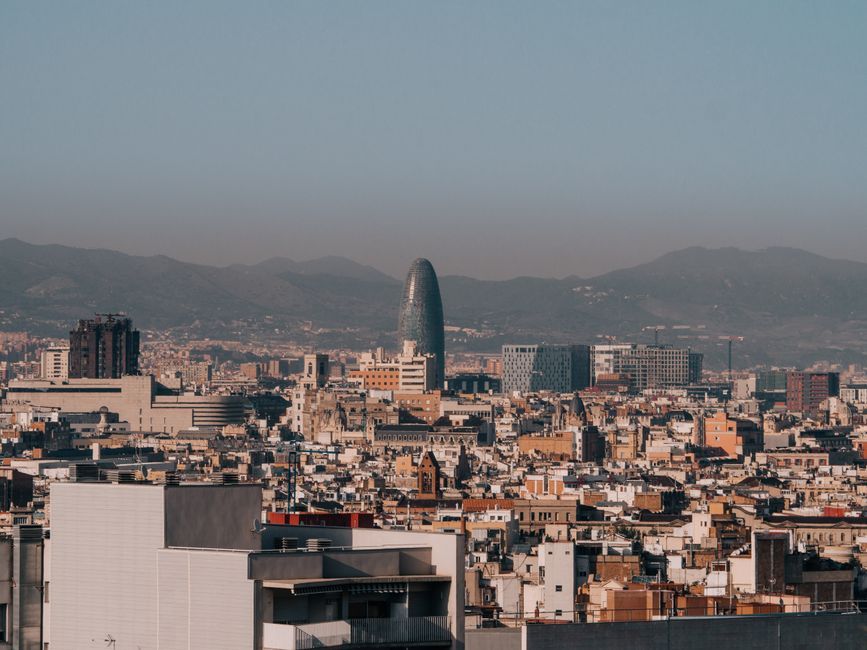 The food end in Barcelona