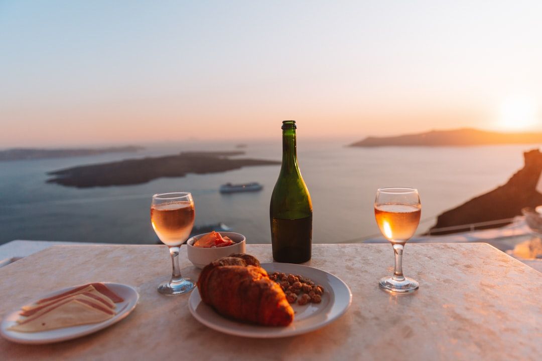 Wine in Santorini